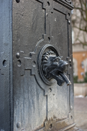 Warsaw - Well at the Old Marked Squareの写真素材