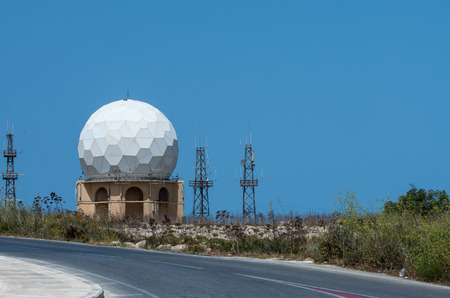 Dingli radar tower - Maltaの写真素材