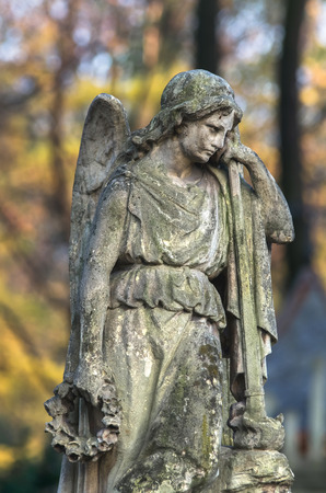 Cemetery sculptureの写真素材