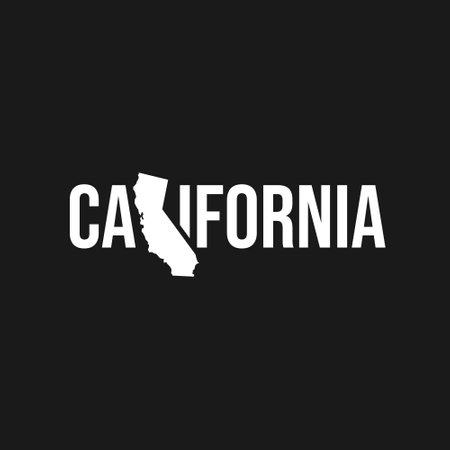 california state maps vector illustrationのイラスト素材