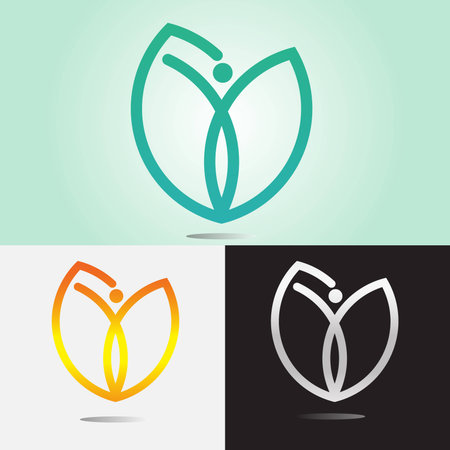 Life coaching logo concept design.のイラスト素材