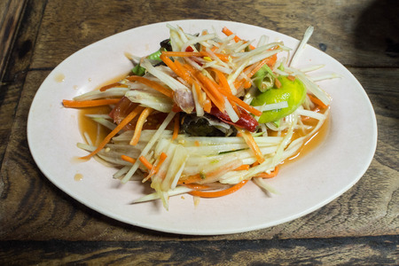 Papaya saladの写真素材