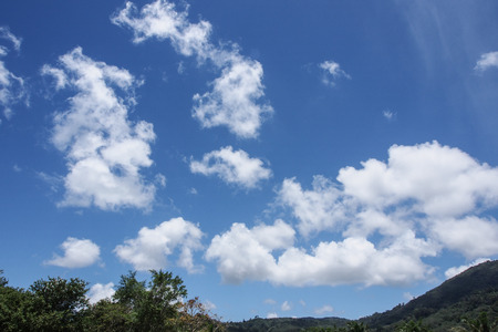 Cloudy skiesの写真素材