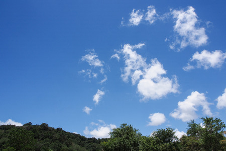 Cloudy skiesの写真素材