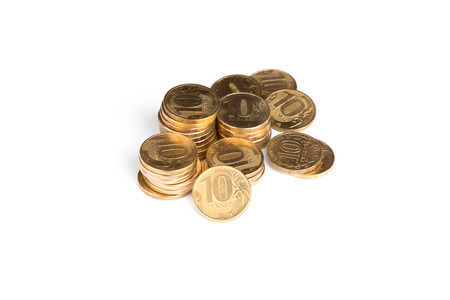 Russian ruble isolateの写真素材