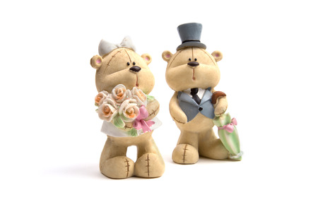 Bears the wedding clothesの写真素材