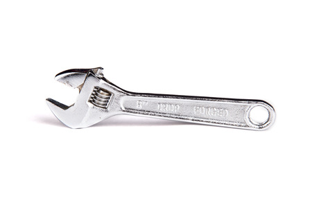 Adjustable wrench isolateの写真素材