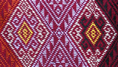 Traditional thai sarong pattern for a background.