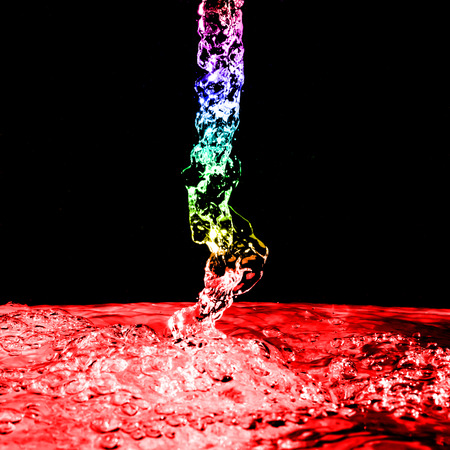 Water splash.の写真素材