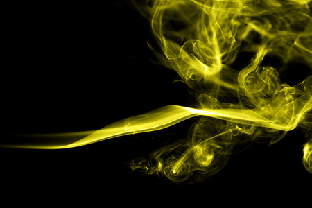 Smoke on black background.の写真素材
