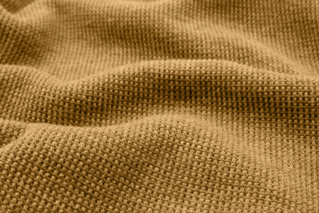 Fabric as the background.