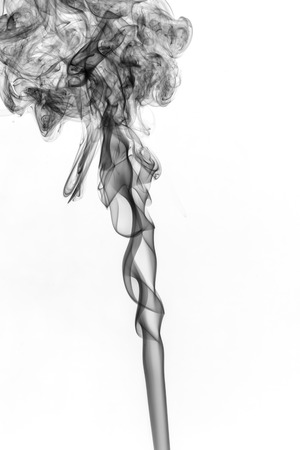 Abstract smoke on white background.の写真素材