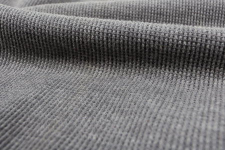Gray fabric as the background.