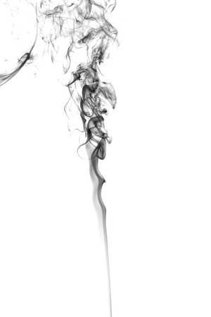 Abstract smoke on white background.の写真素材