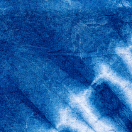 The fabric is indigo dye,Local fabric.の写真素材