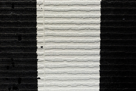The surface of the tiles that are black and white.の写真素材