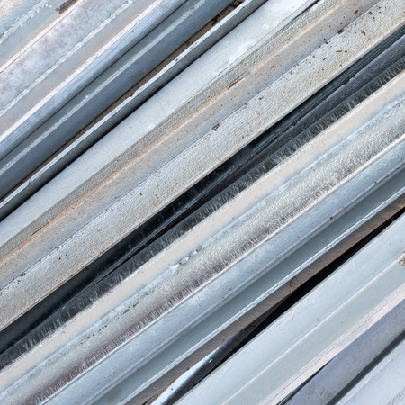 Close up the steel rods for constructionの写真素材