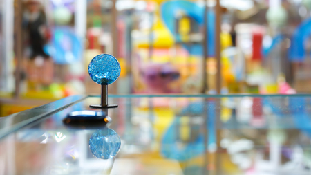 Close up Joystick of arcade