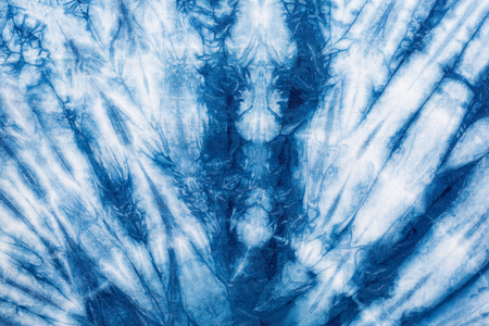 The fabric is indigo dye,Local fabricの写真素材