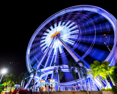 BANGKOK - March 3 : ASIATIQUE The Riverfront Factory District on March 3, 2016 in Bangkok, Thailand. Over 500 fashion boutiques housed in Factory District of Asiatique The Riverfrontのeditorial素材