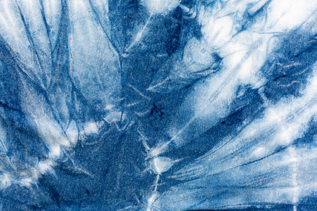 The fabric is indigo dye,Local fabric.の写真素材