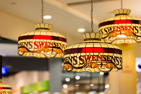 UdonThani,Thailand, December 23, 2016: Swensen's is a global chain of ice cream restaurants that started in San Francisco, Californiaのeditorial素材