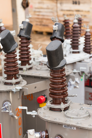 Close up of insulation installed on the transformers