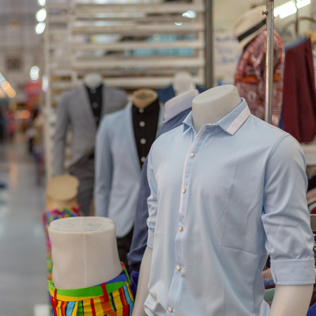 mannequin with man shirt.の写真素材