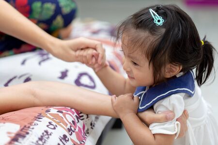 Portrait asian smiling little girls.の写真素材