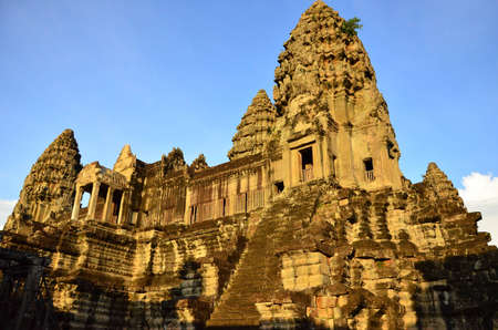 The Golden Angkor Watの写真素材