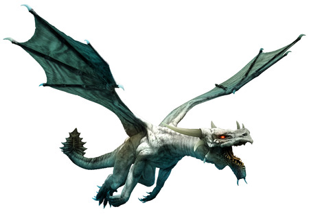 White dragonの写真素材