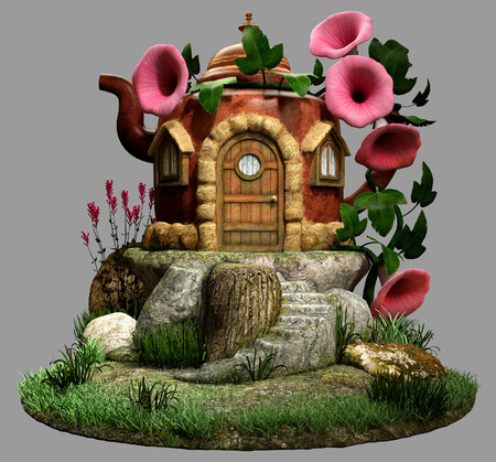 Fairy teapot houseの写真素材