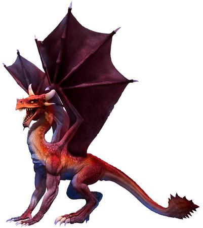 Red dragonの写真素材
