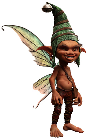 Pixie boy illustrationの写真素材