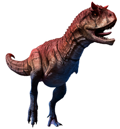 Carnotaurus sastrei 3D illustrationの写真素材