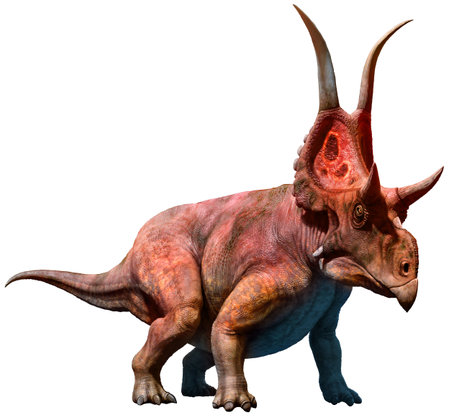 Diabloceratops 3D illustrationの写真素材