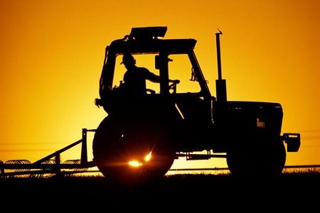 Sunrise modern tractor