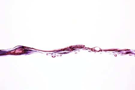 Wave, Purple water surface in Glassの写真素材