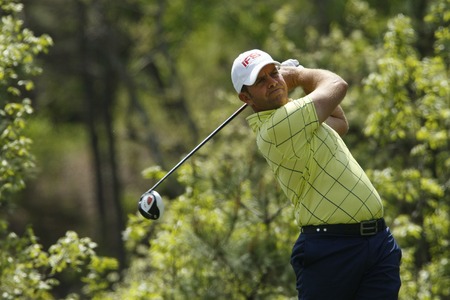 April 27, 2012-South Korea, Icheon: Scott Barr of Australia in action during the second round of the Blackstone Golf Club at Ballantine's Championship. April 27, 2012-South Korea, Icheon: Scott Barr of Australia in action during the second round of the Blackstone Golf Club at Ballantine's Championship.