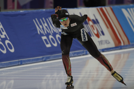 ISU Speed ??Skating Championship 2017 Ladies 3000Mのeditorial素材