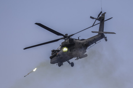 South Korea and United State Military take part in an livefire drill at multiple exercise range in Pocheon, South Korea. As the White House prepared to brief members of the Senate on North Korea on Wednesday, female activists from more than 40 countries, のeditorial素材