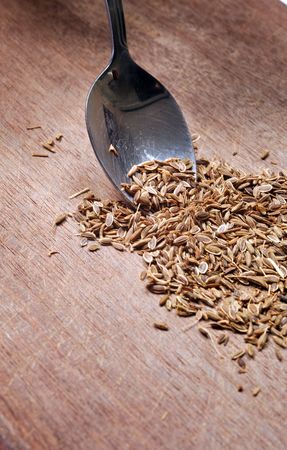 Dried cumin seedsの写真素材