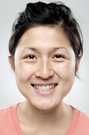 Highly detailed fine art portrait. smiling happy real personの写真素材
