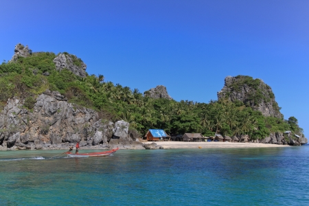 Beautiful Island in Thailandの写真素材