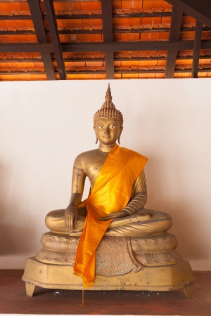 Bronze seated Buddha Image IIの写真素材