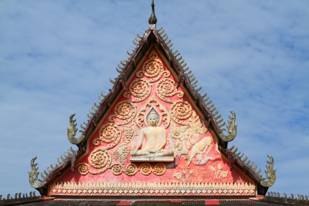 Thai style pedimentの写真素材