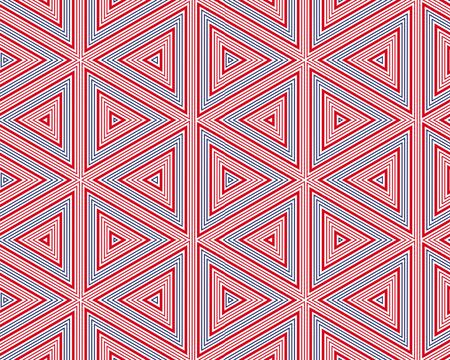 Texture abstract red geometric seamless pattern backgroundの写真素材