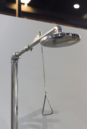 emergency Safety Shower for body washingの写真素材
