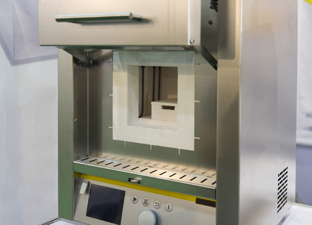 High Temperature Muffle Furnace in laboratoryの写真素材
