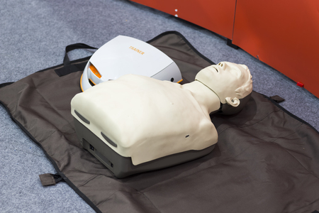 Automated external defibrillator for training